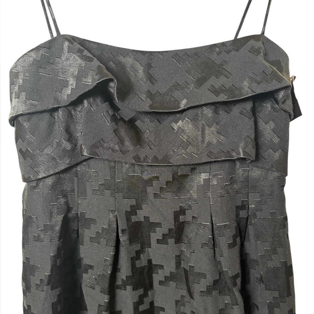 ABS Collection Chic Black Ruffled Mini Dress - Picture 2 of 3
